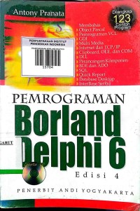 Image of Pemrograman Borland Delphi 6