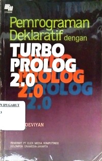 Image of Pemrograman Deklaratif dengan TURBO PROLOG 2.0