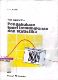 Image of Pendahuluan teori kemungkinan dan statistika