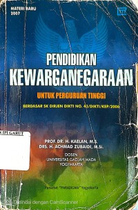 Image of Pendidikan Kewarganegaraan