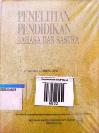 Image of Penelitian Pendidikan  Bahasa Dan Sastra