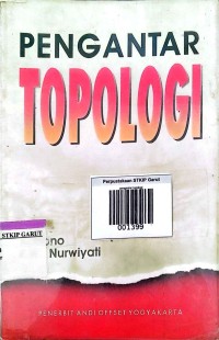 Image of Pengantar Topologi