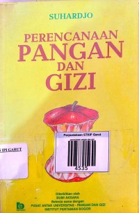 Image of Perencanaan Pangan Dan Gizi