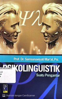 Image of Psikolinguistik Suatu Pengantar