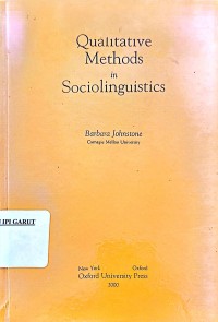 Image of Qualitative Methods in Sociolinguistics