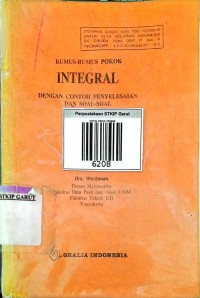 Image of Rumus-Rumus Pokok Integral