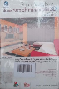 Image of siapa bilang bikin desain rumah minimalis  3D itu sulit?