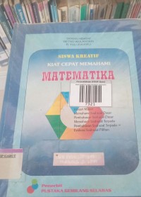 Image of Siswa Kreatif Kiat Cepat Memahami Matematika