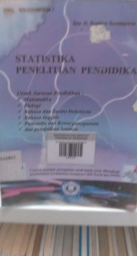 Image of STATISTIKA PENELITIAN PENDIDIKAN