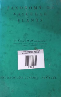Image of Taxonomy Of Vascular Plants
