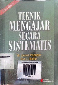 Image of Teknik Mengajar Secara Sistematis