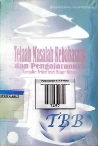 Image of Telaah Masalah Kebahasaan dan Pengajarannya