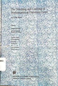 Image of The Teaching and Learning of Mathematics at University