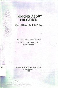 Image of Thinking About Education